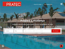 Tablet Screenshot of pratec.com.br